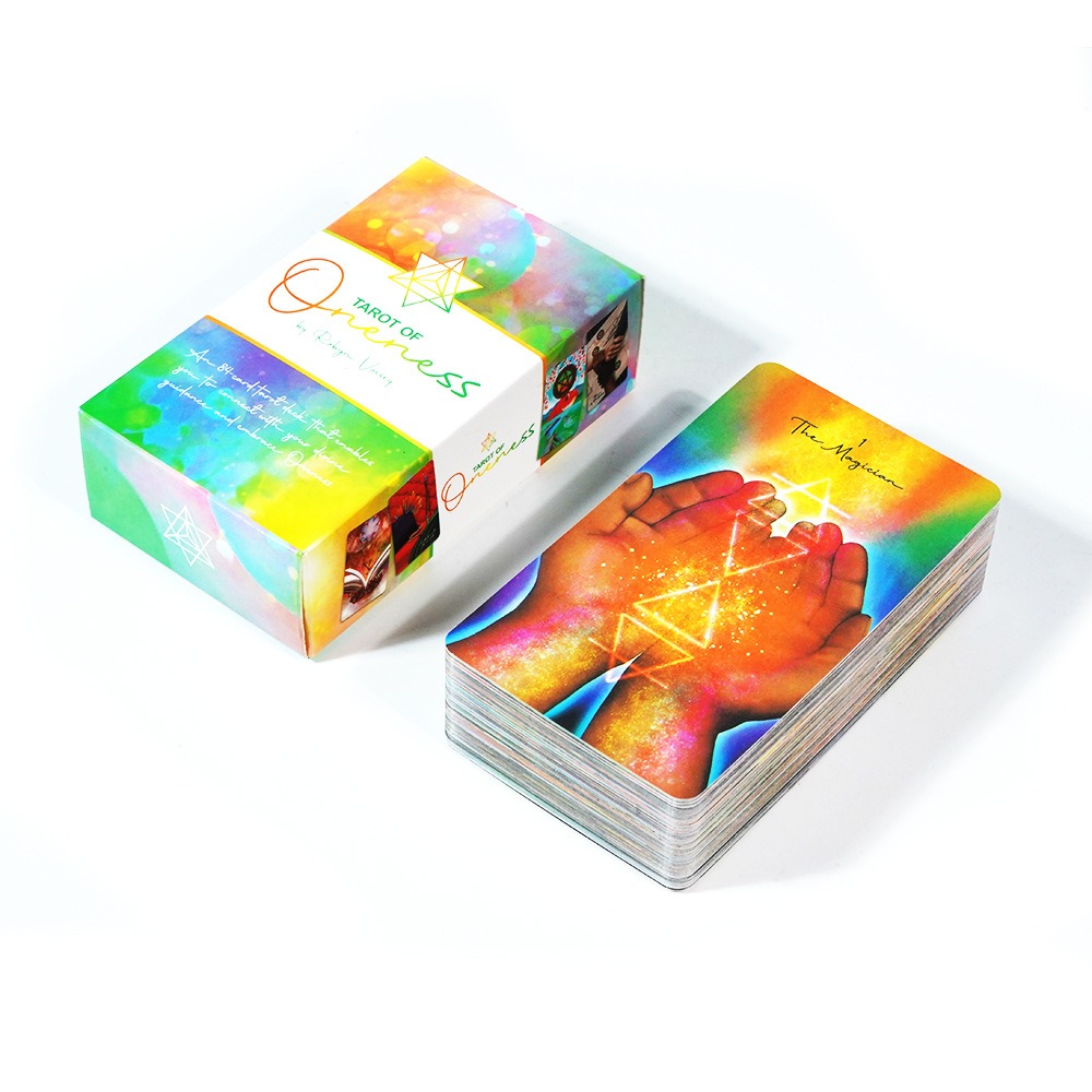 Tarot Deck With Guidebook - Oneness의 타로 10.3*6 Cm 78 Pcs