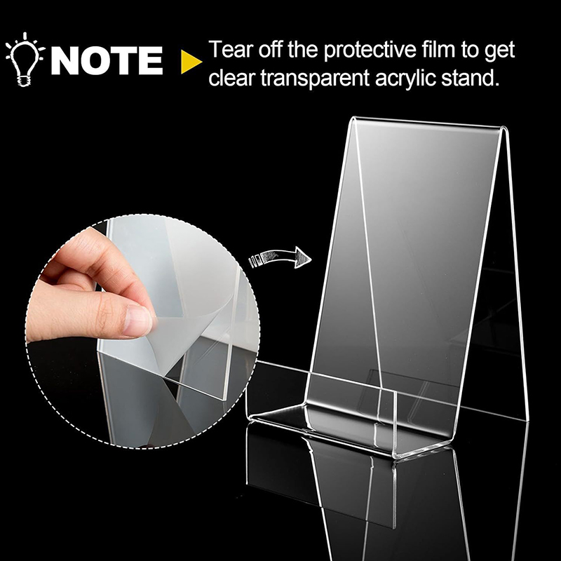 Clear Acrylic Book Stand Holder - 1Pc 투명 아크릴 디스플레이 스탠드 만화책
