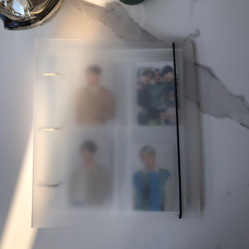 Kpop Photo Card Binder 3 Inch - 사진 수집용 미니 앨범 스크랩북, 케이팝