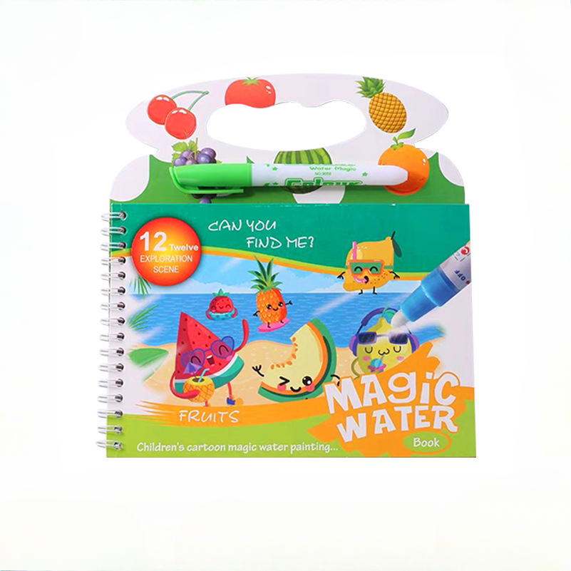 Reusable Water Magic Coloring Book - 어린이 마법의 물 그림 책 아기를위한