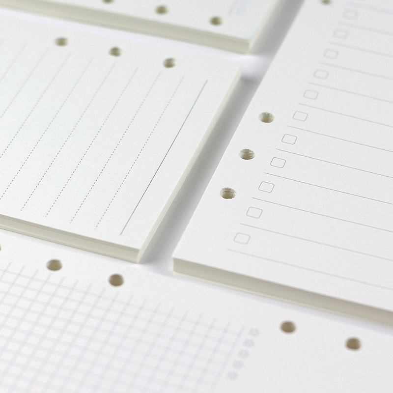 A5 Spiral Dotted Grid Notebook - A5 A6A7 45 매 루스 리프