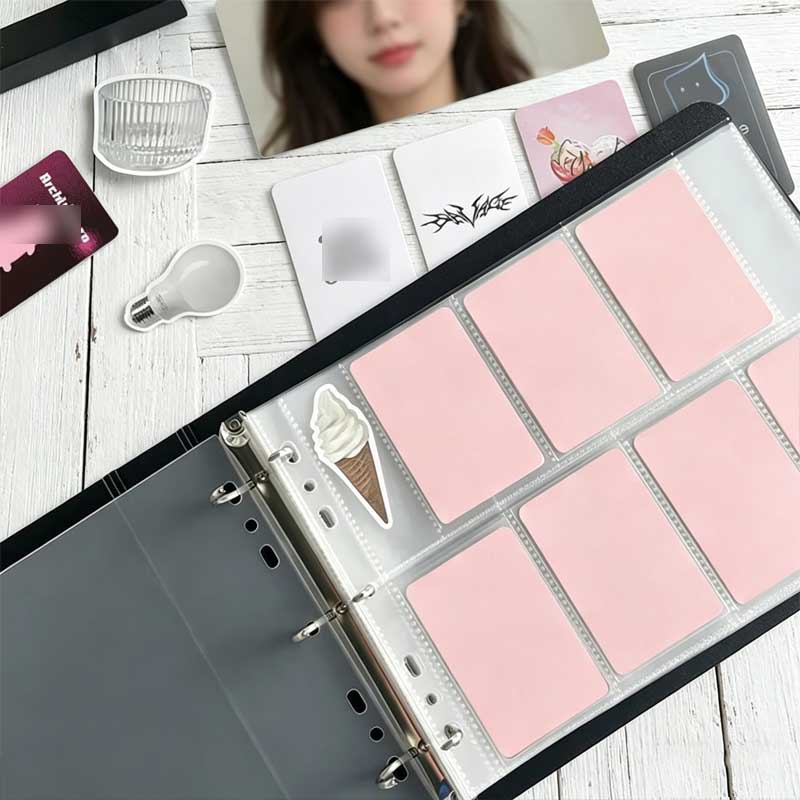 Kpop Photo Card Binder 3 Inch - 7/8 슬롯 와이드 A5 D링 바인더