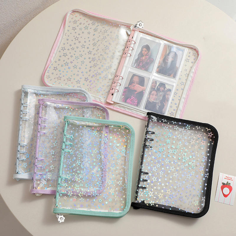 Stationery Books - A5/A6/A7 스타 지퍼 바인더 포토카드 걸즈