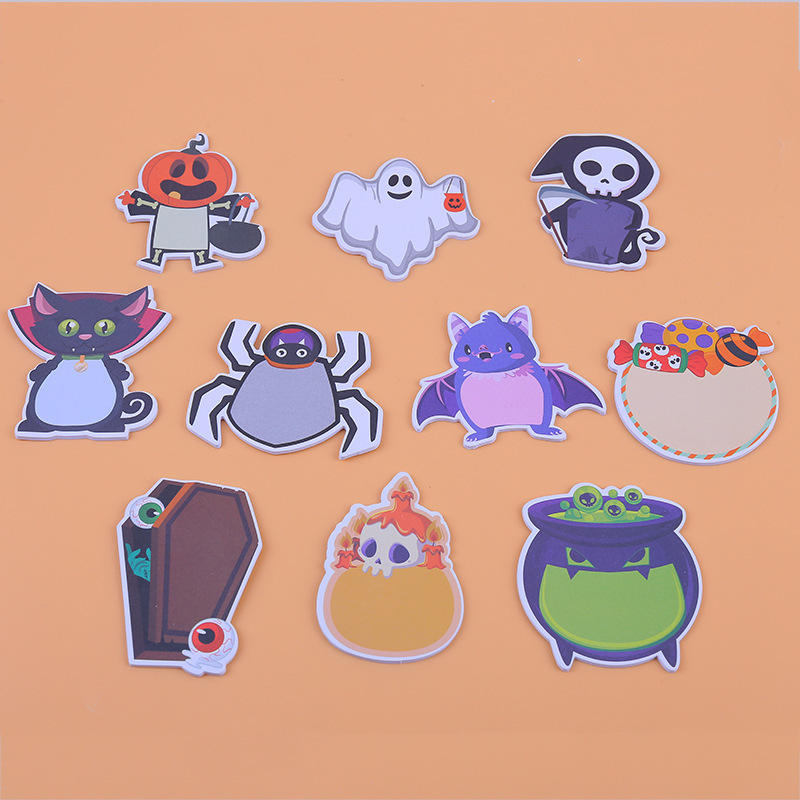 Stationery Books - 200 페이지 할로윈 테마 메모 패드