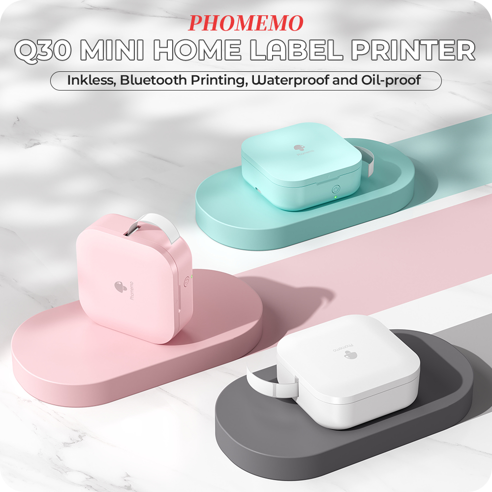Mini Pocket Thermal Printer Paper Roll - 【신제품】Phomemo Q30 미니 라벨 프린터 휴대용