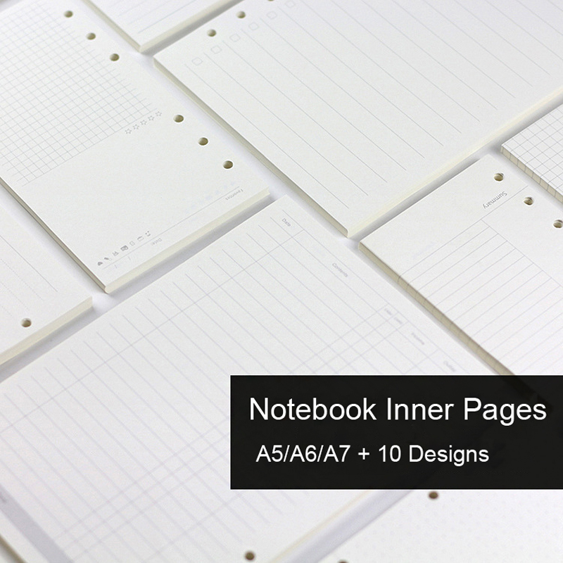 A5 Spiral Dotted Grid Notebook - A5 A6A7 45 매 루스 리프