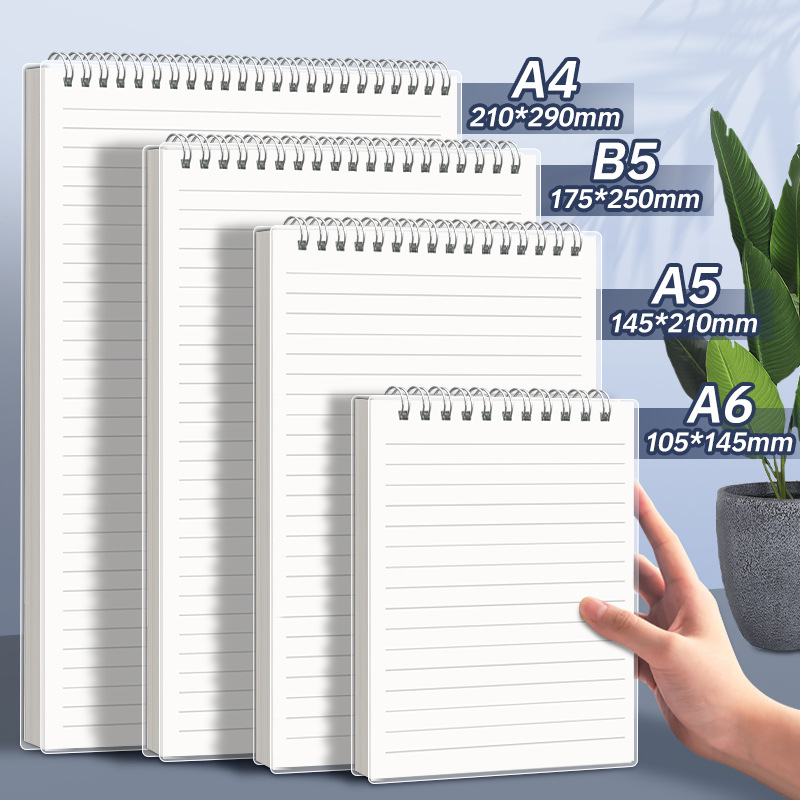 A5 Spiral Dotted Grid Notebook - A4 A5 B5 나선형 책 코일