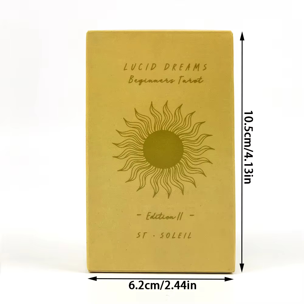 Lucid Dreams 초보자 타로 데크 운명 점술을위 - Tarot Deck With Guidebook 리뷰 및 가격