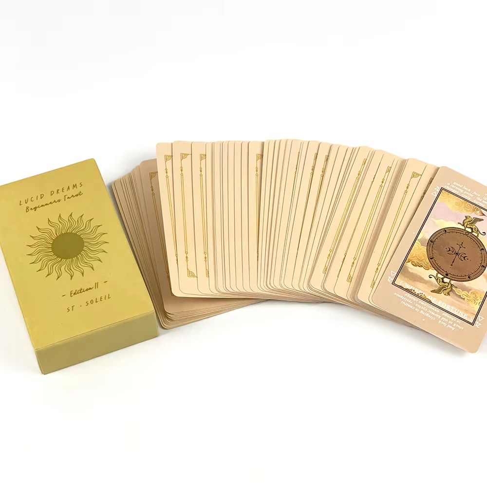 Lucid Dreams 초보자 타로 데크 운명 점술을위 - Tarot Deck With Guidebook 리뷰 및 가격