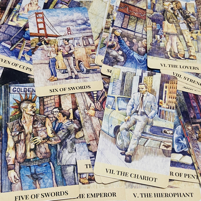 시티 라비린스 타로 카드 78장 세트 영어판 보드 게임 - Tarot Deck With Guidebook 리뷰 및 가격