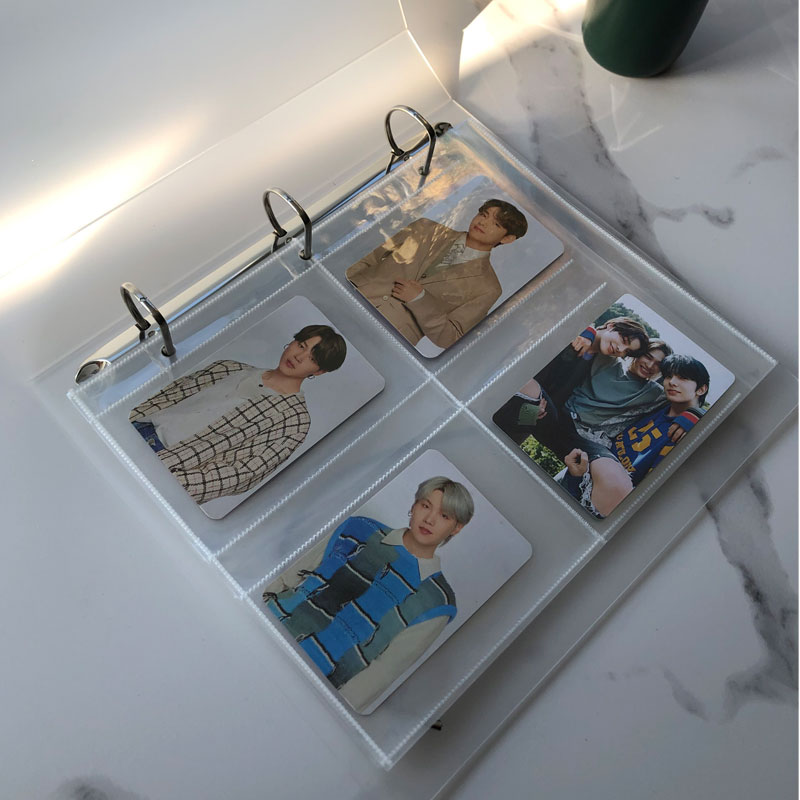 사진 수집용 미니 앨범 스크랩북, 케이팝 카드 바인더, - Kpop Photo Card Binder 3 Inch 리뷰 및 가격