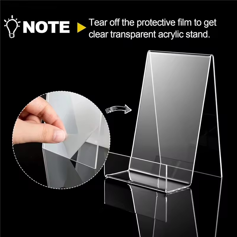 디스플레이에 대 한 4pcs 아크릴 책 스탠드 책 홀더 - Clear Acrylic Book Stand Holder 리뷰 및 가격