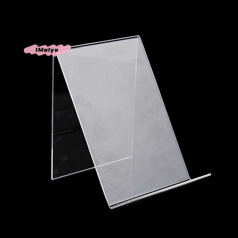 M-1pcs 사진 앨범, 책, 악보, 예술 작품, CD - Clear Acrylic Book Stand Holder 리뷰 및 가격