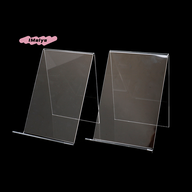 M-1pcs 사진 앨범, 책, 악보, 예술 작품, CD - Clear Acrylic Book Stand Holder 리뷰 및 가격