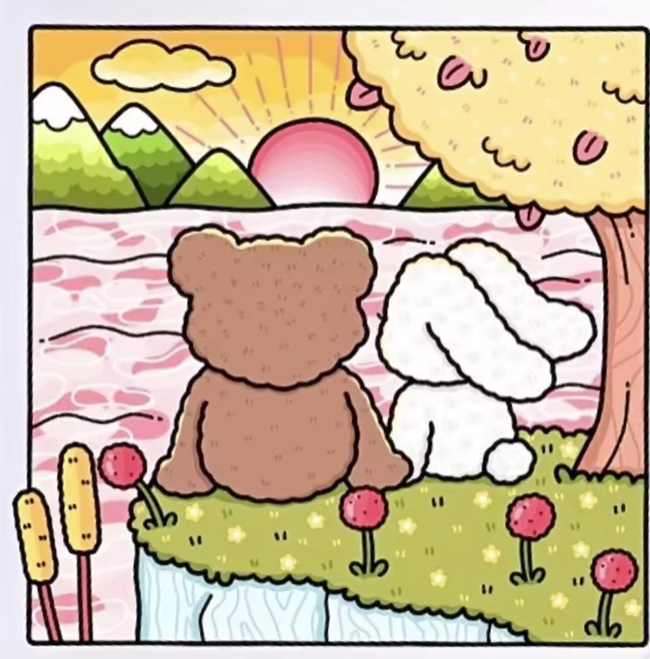 FUZZY IN LOVE 성인을 위한 대담하고 쉬운 패 - Adult Coloring Book Stress Relief 리뷰 및 가격