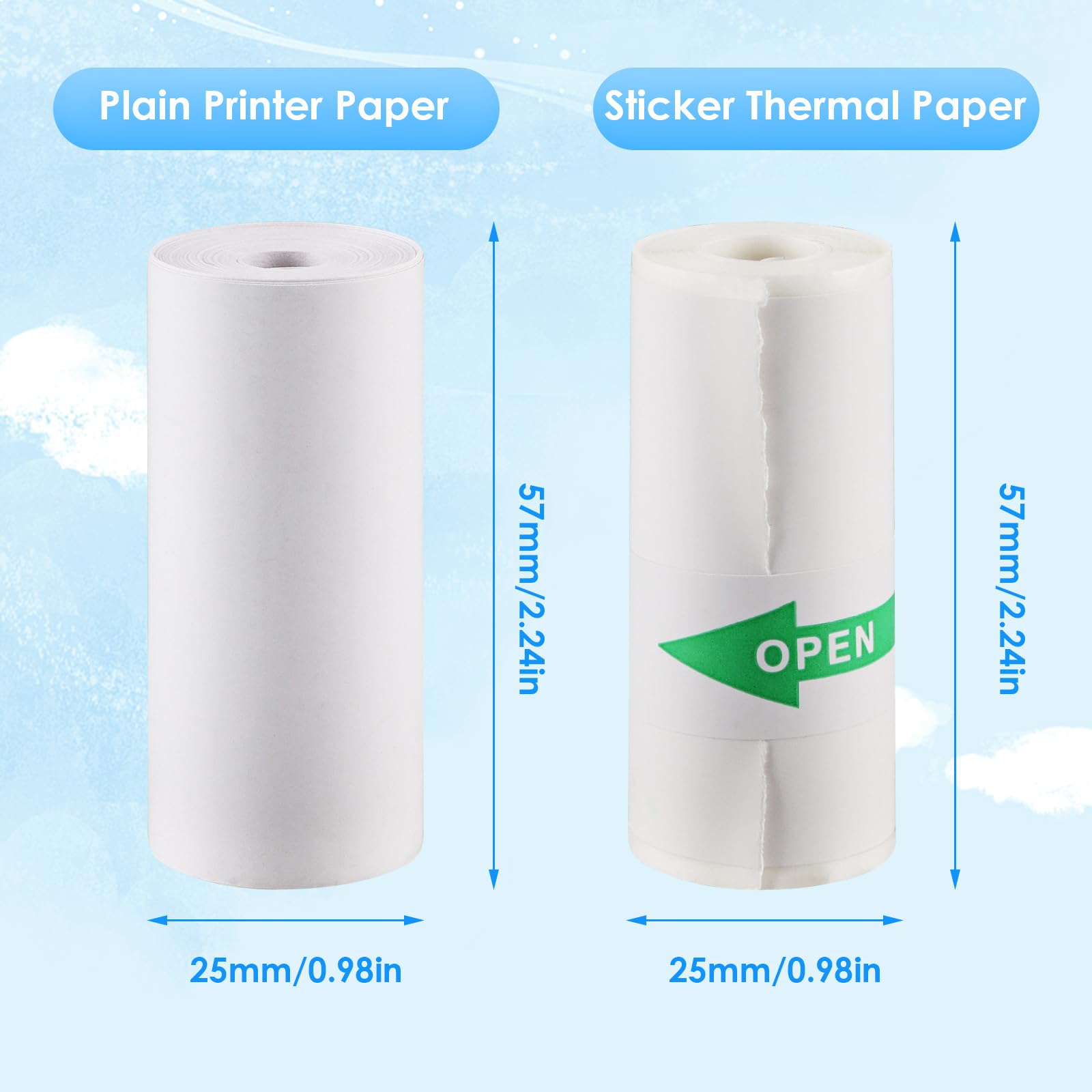 미니 스티커 영수증 프린터 휴대용 블루투스 포켓 프린터 - Mini Pocket Thermal Printer Paper Roll 리뷰 및 가격