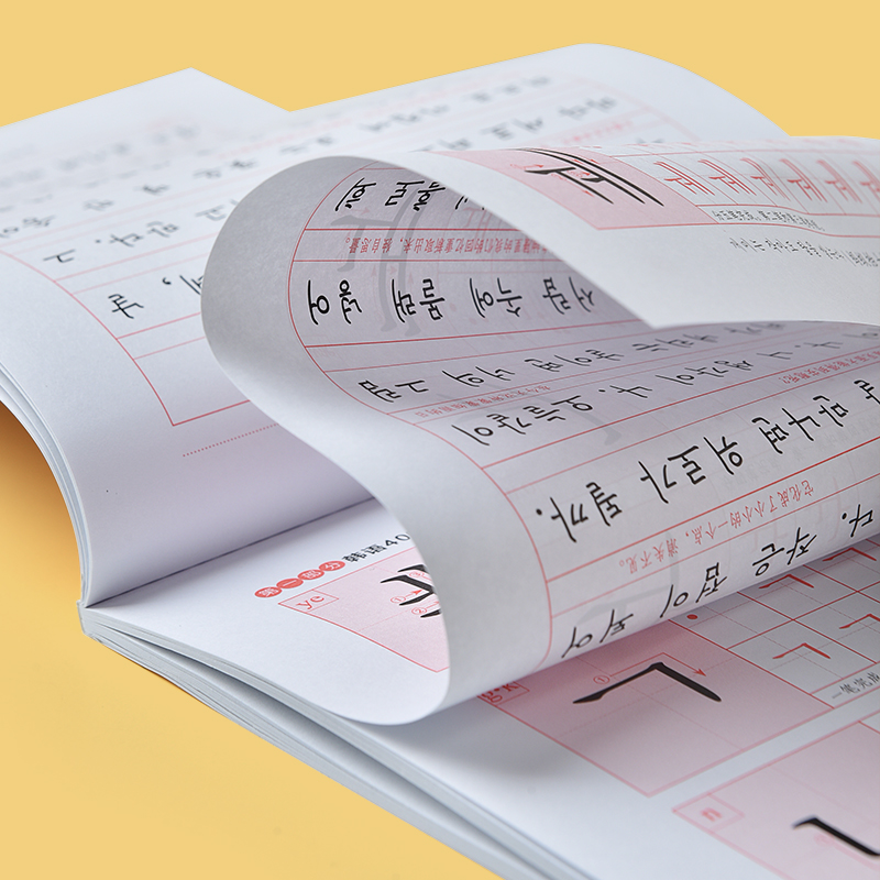 한국어 및 중국어 책 학습 서예 카피북 알파벳 단어 어 - Chinese Calligraphy Practice Book 리뷰 및 가격