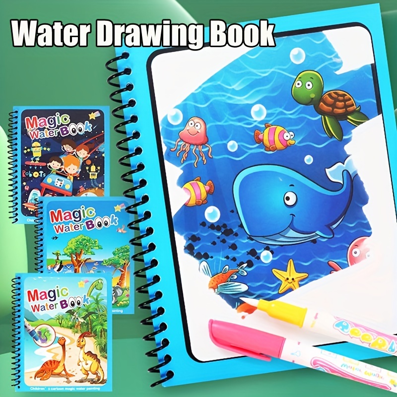 마법의 책 물 그리기 몬테소리 장난감 재사용 가능한 색 - Reusable Water Magic Coloring Book 리뷰 및 가격