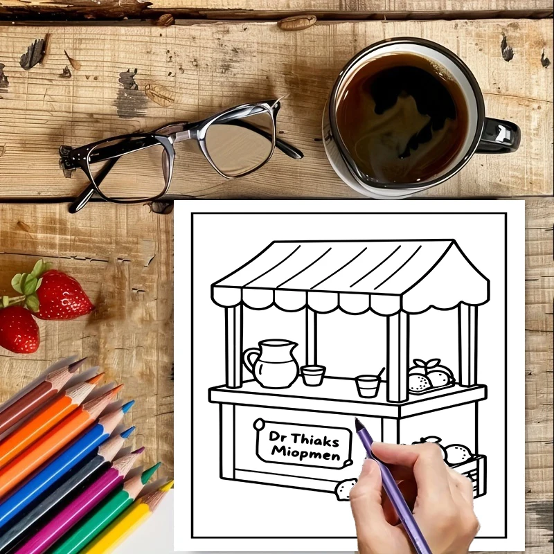 컬러링북 성인용 작은 공간 컬러링북, 생일 선물, 학교 - Adult Coloring Book Stress Relief 리뷰 및 가격