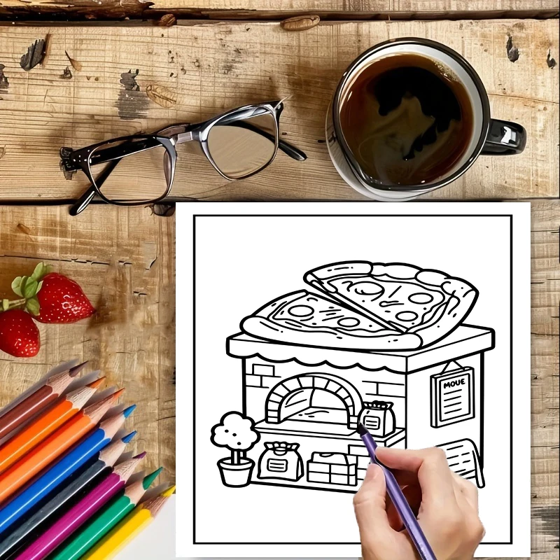 컬러링북 성인용 작은 공간 컬러링북, 생일 선물, 학교 - Adult Coloring Book Stress Relief 리뷰 및 가격
