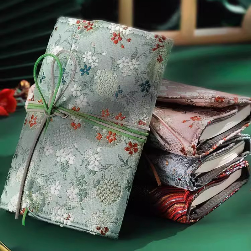 여자를위한 아름다운 노트 천 커버 복고풍 중국 스타일  - Vintage Leather Journal Notebook 리뷰 및 가격