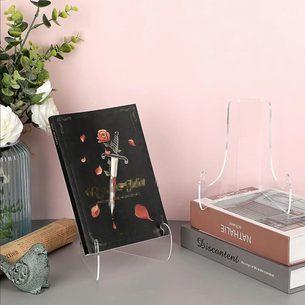태블릿 홀더 아크릴 플랫 플레이트 스탠드 투명 백 디스 - Clear Acrylic Book Stand Holder 리뷰 및 가격