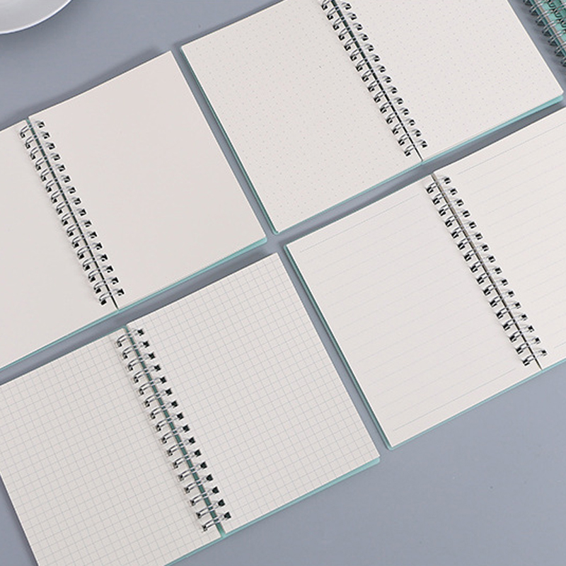 A6 A5 B5 A4 녹색 나선형 책 코일 노트 할 일 - A5 Spiral Dotted Grid Notebook 리뷰 및 가격
