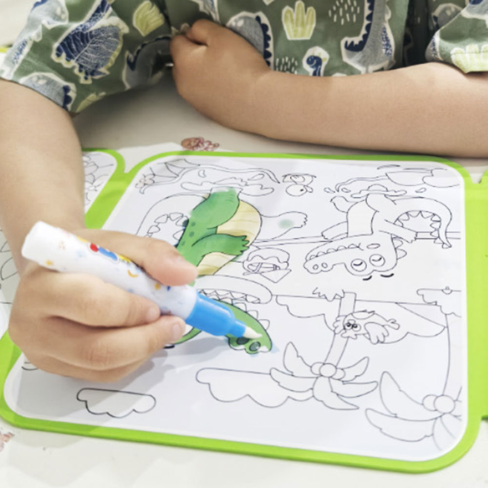 Kids Magics 물 색칠하기 책 재사용 가능한 학 - Reusable Water Magic Coloring Book 리뷰 및 가격
