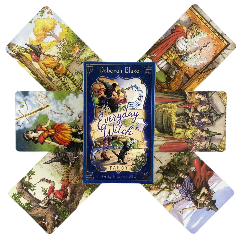 Everyday Witch 타로 카드 데크 Oracle - Tarot Deck With Guidebook 리뷰 및 가격