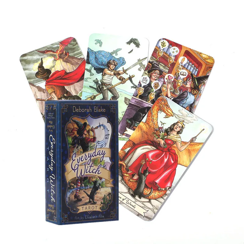 Everyday Witch 타로 카드 데크 Oracle - Tarot Deck With Guidebook 리뷰 및 가격