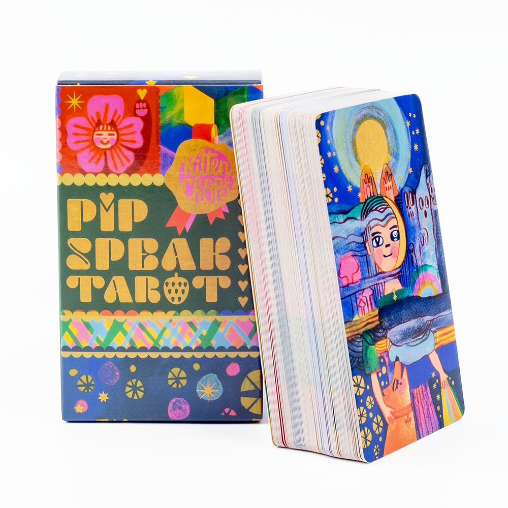 Pipspeak 타로 10.3*6cm 유쾌한 78카드  - Tarot Deck With Guidebook 리뷰 및 가격