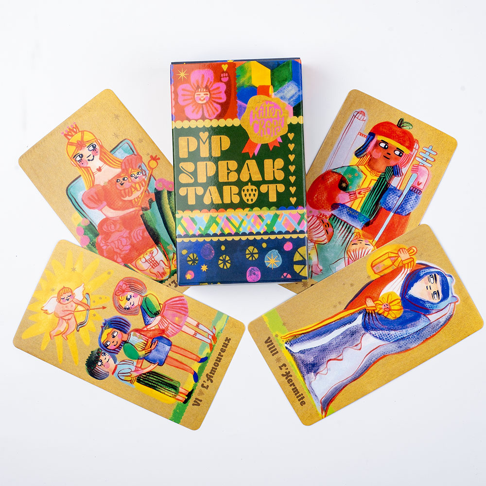Pipspeak 타로 10.3*6cm 유쾌한 78카드  - Tarot Deck With Guidebook 리뷰 및 가격