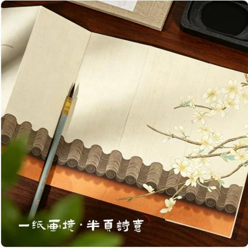 8x20cm Xuan 종이 아코디언 앨범, 6개의 패널 - Chinese Calligraphy Practice Book 리뷰 및 가격