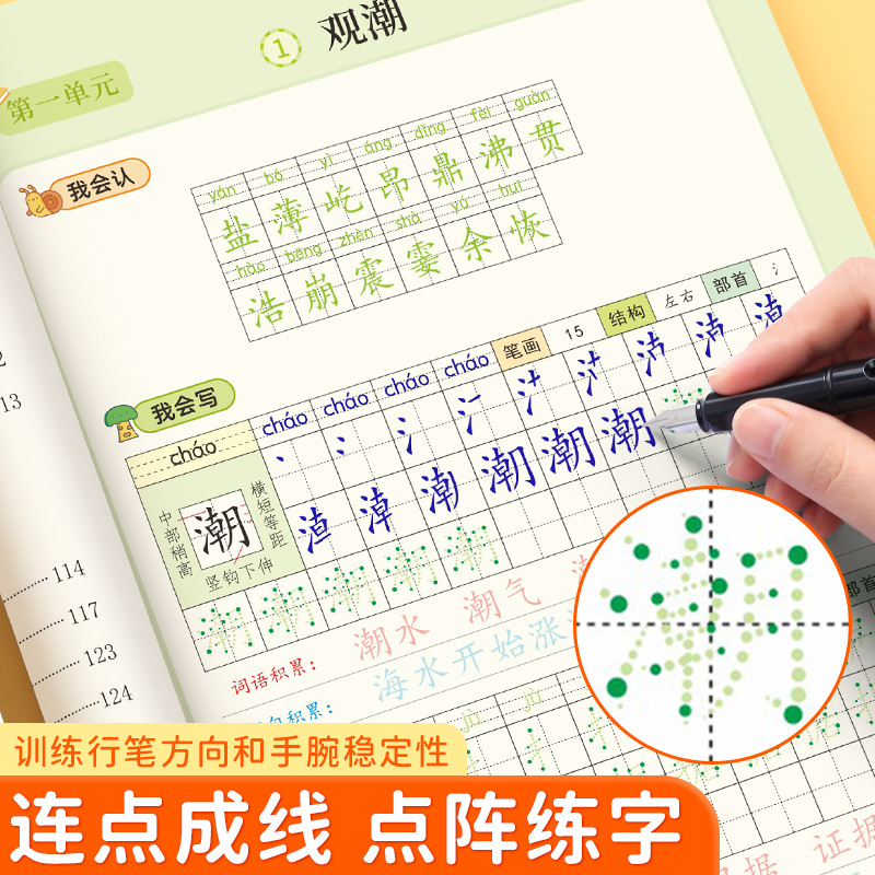 도트 매트릭스 글꼴 책, 중국어 동시 연습 서예 책,  - Chinese Calligraphy Practice Book 리뷰 및 가격