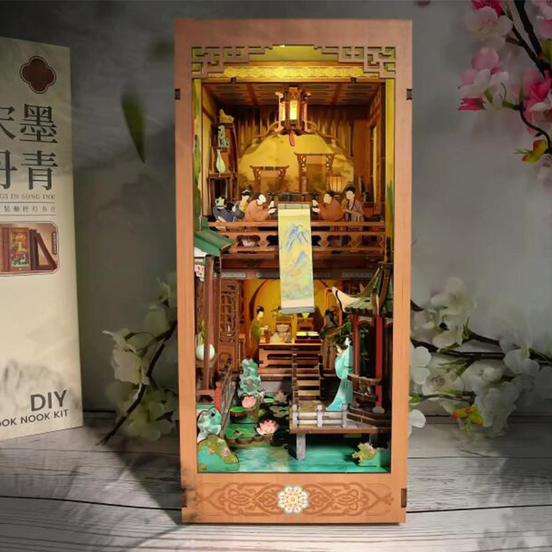 DIY 나무 책꽂이 선반 삽입 키트 송나라 북엔드 미니 - Diy Wooden Book Nook Kit Shelf Insert 리뷰 및 가격
