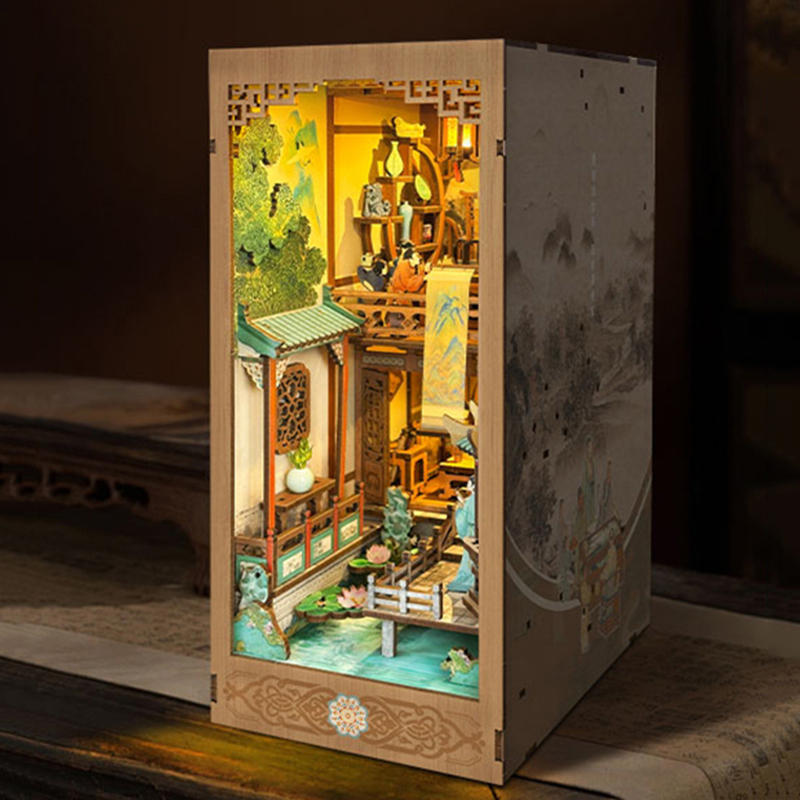 DIY 나무 책꽂이 선반 삽입 키트 송나라 북엔드 미니 - Diy Wooden Book Nook Kit Shelf Insert 리뷰 및 가격
