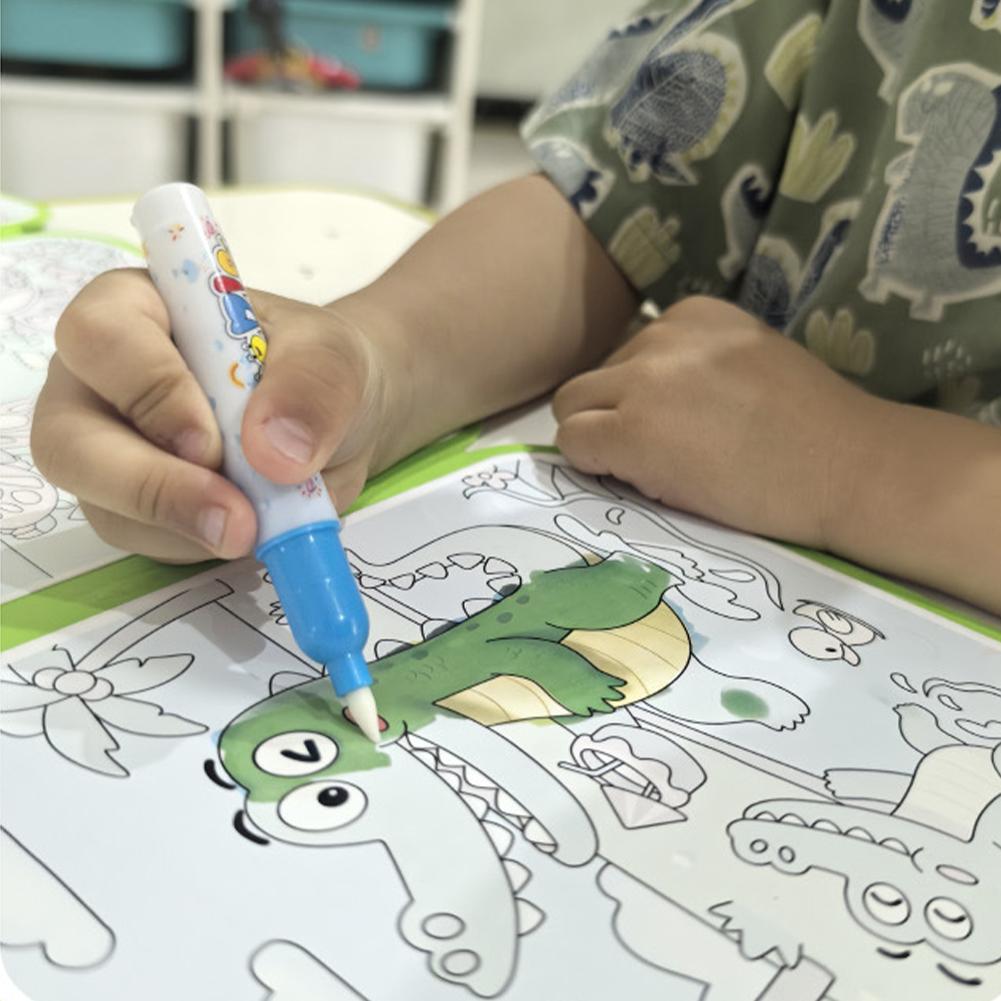 어린이를 위한 접이식 물 그림책, 재사용 가능한 매직  - Reusable Water Magic Coloring Book 리뷰 및 가격