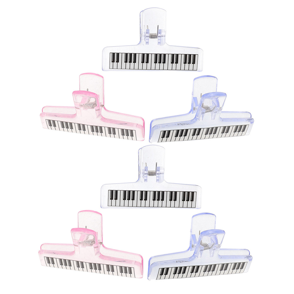 6개입 음악 스탠드 클립 투명 아크릴 피아노 책 클립  - Clear Acrylic Book Stand Holder 리뷰 및 가격