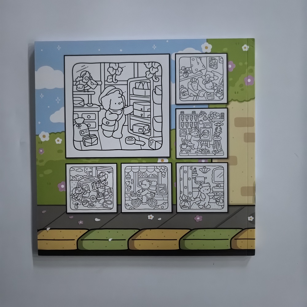귀여운 동물 스트레스 해소 컬러링북 - 차분한 날들 그 - Adult Coloring Book Stress Relief 리뷰 및 가격