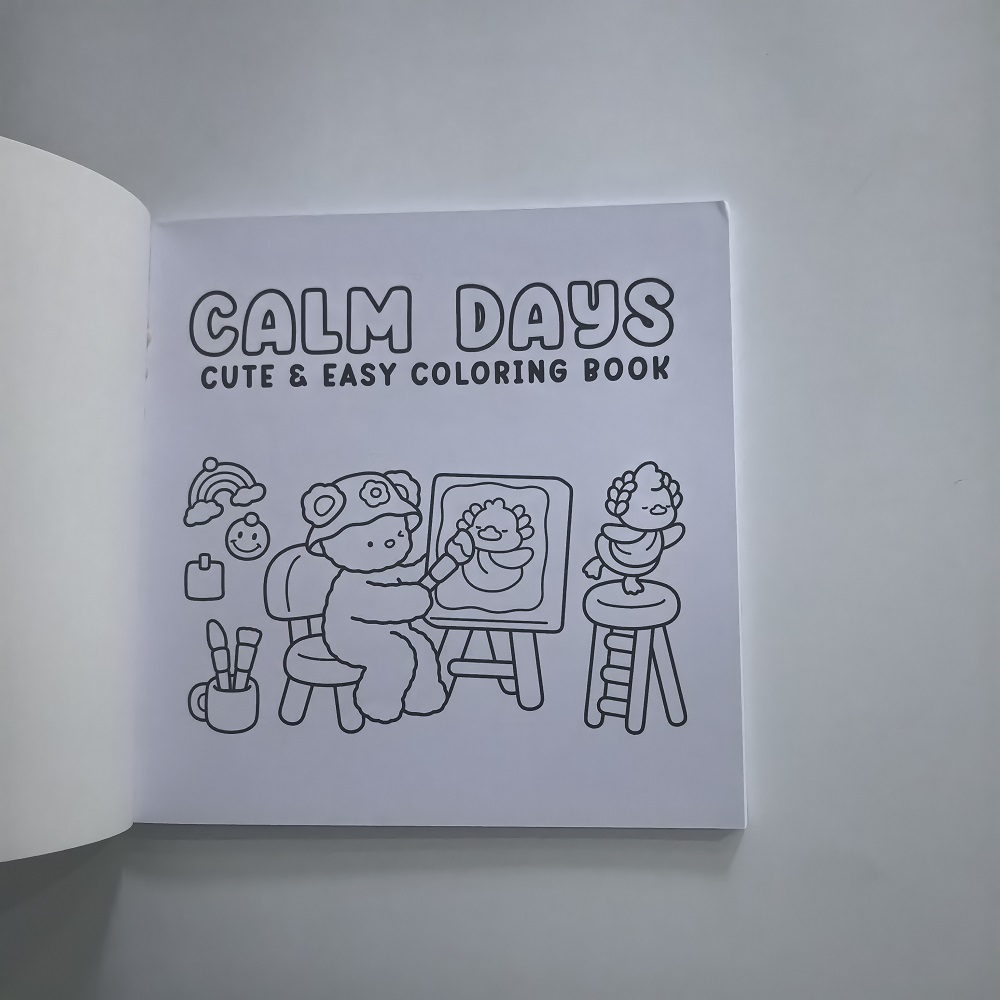 귀여운 동물 스트레스 해소 컬러링북 - 차분한 날들 그 - Adult Coloring Book Stress Relief 리뷰 및 가격