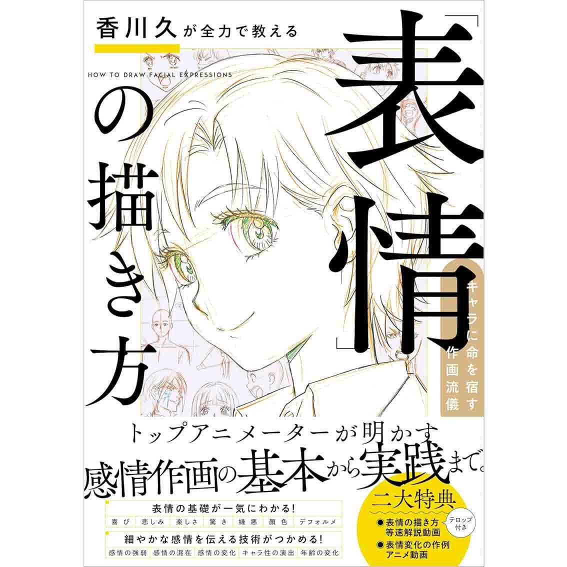 일본어 원본 카가와 히사시 얼굴 표정 그리는 법 애니메 - Japanese Manga Drawing Tutorial Book 리뷰 및 가격