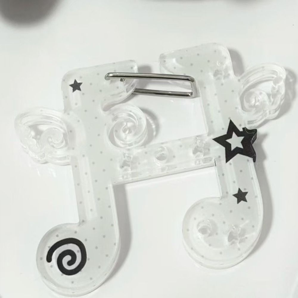 크리 에이 티브 음표 Carabiner 아크릴 중공 카 - Blank Sheet Music Notebook 리뷰 및 가격