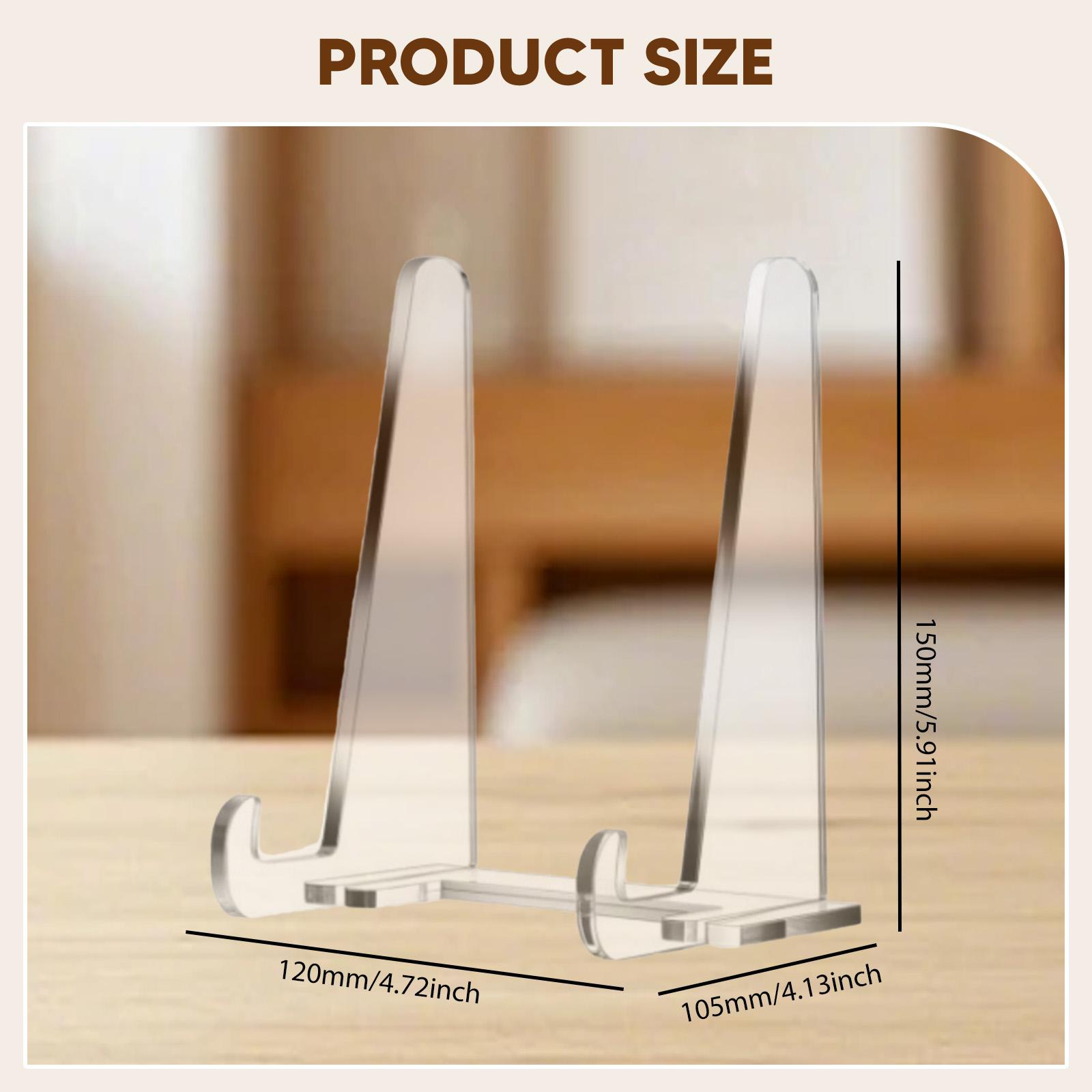아크릴 디스플레이 스탠드 투명 플레이트 홀더 부드러운  - Clear Acrylic Book Stand Holder 리뷰 및 가격