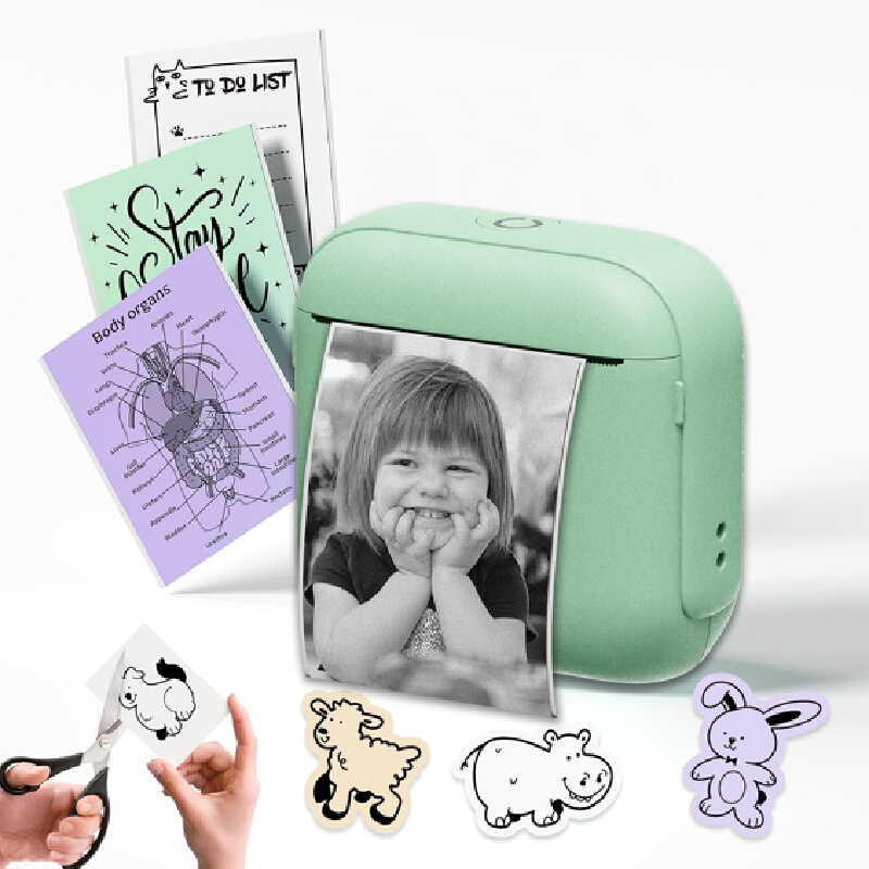 미니 포켓 블루투스 잉크리스 감열 프린터 HD, 스티커 - Mini Pocket Thermal Printer Paper Roll 리뷰 및 가격