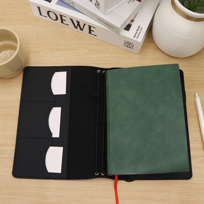 @*리필 가능한 크레이지 호스 가죽 바인더 오거나이저  - Vintage Leather Journal Notebook 리뷰 및 가격