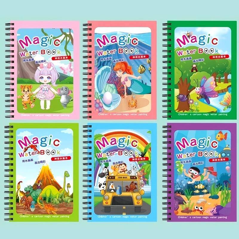 마법의 책 물 그림 그리기 몬테소리 장난감 재사용 가능 - Reusable Water Magic Coloring Book 리뷰 및 가격