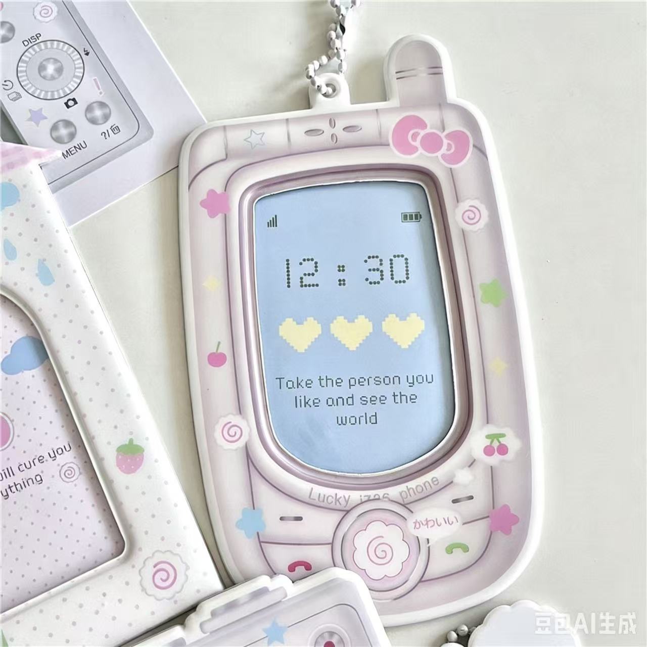 1PC 만화 Kpop 포토 카드 홀더 카메라 휴대 전화 - Kpop Photo Card Binder 3 Inch 리뷰 및 가격