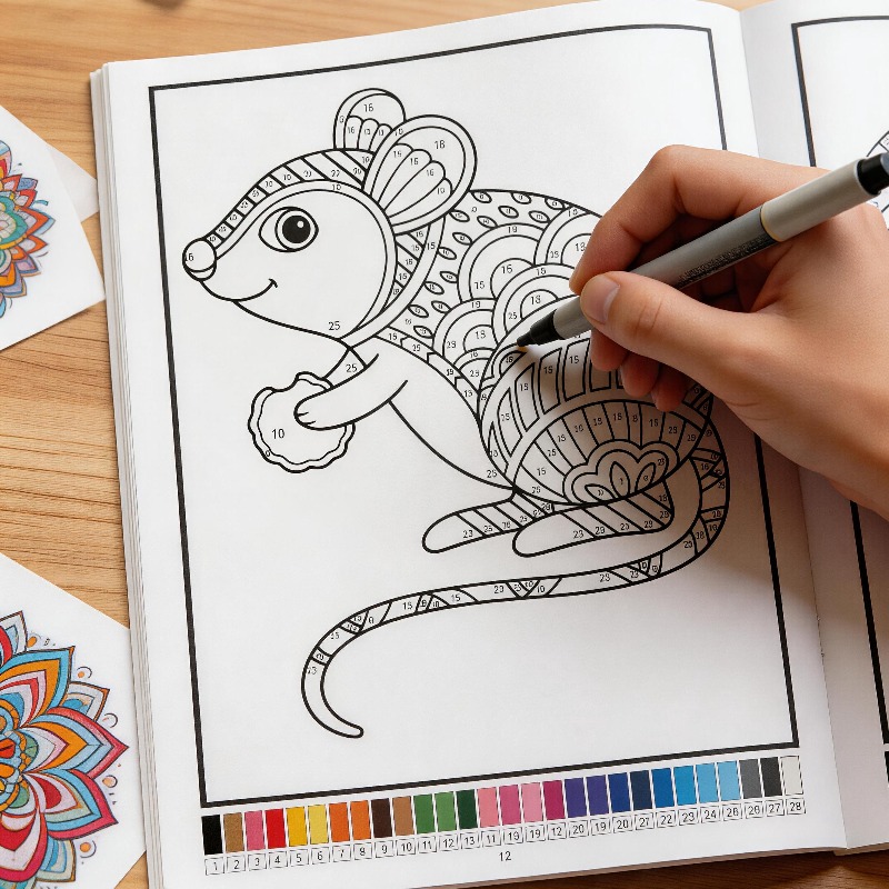 성인용 동물/식물 색칠하기 스트레스 해소 색칠북, 해당 - Adult Coloring Book Stress Relief 리뷰 및 가격