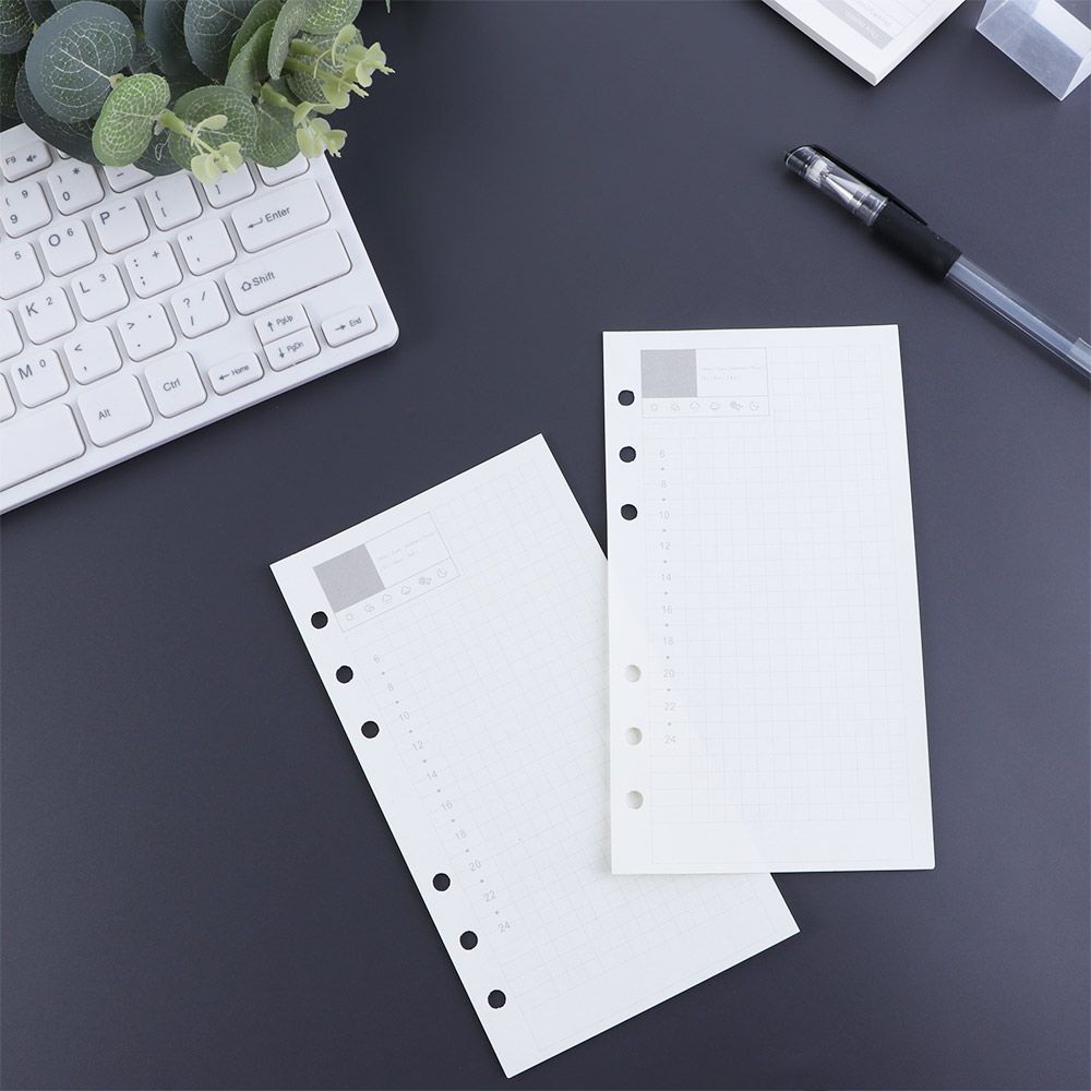 그리드 데일리 플래너 45매 스파이럴 바인더 A5 A6 - A5 Spiral Dotted Grid Notebook 리뷰 및 가격