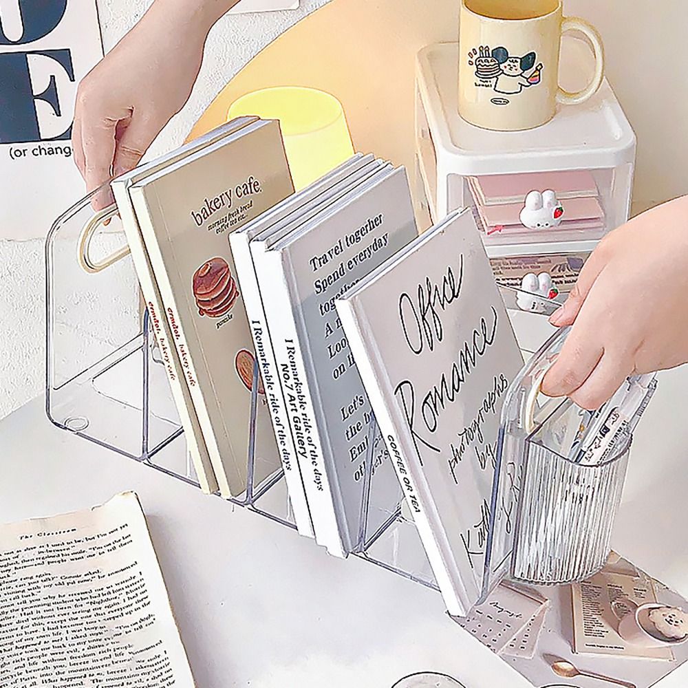 손잡이가 있는 휴대용 투명 아크릴 북엔드, 책꽂이, 책 - Clear Acrylic Book Stand Holder 리뷰 및 가격